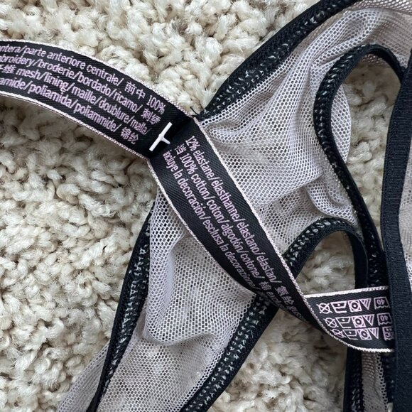 Victoria's Secret VERY SEXY Lace Unlined Demi Bra Set With Panties Valentines - Picture 12 of 12